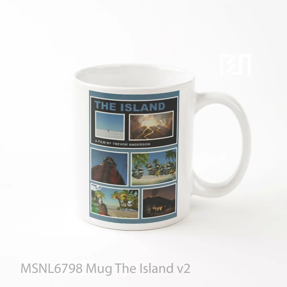 Mug The Island V2 Gelas Keramik Tema Film MSNL6798