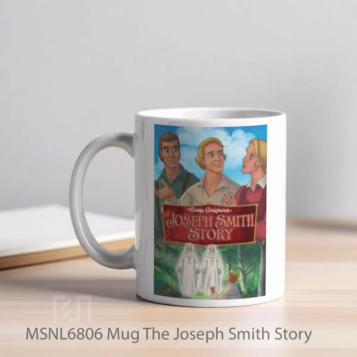 Mug The Joseph Smith Story Gelas Keramik Tema Film MSNL6806 - Tampak Kiri