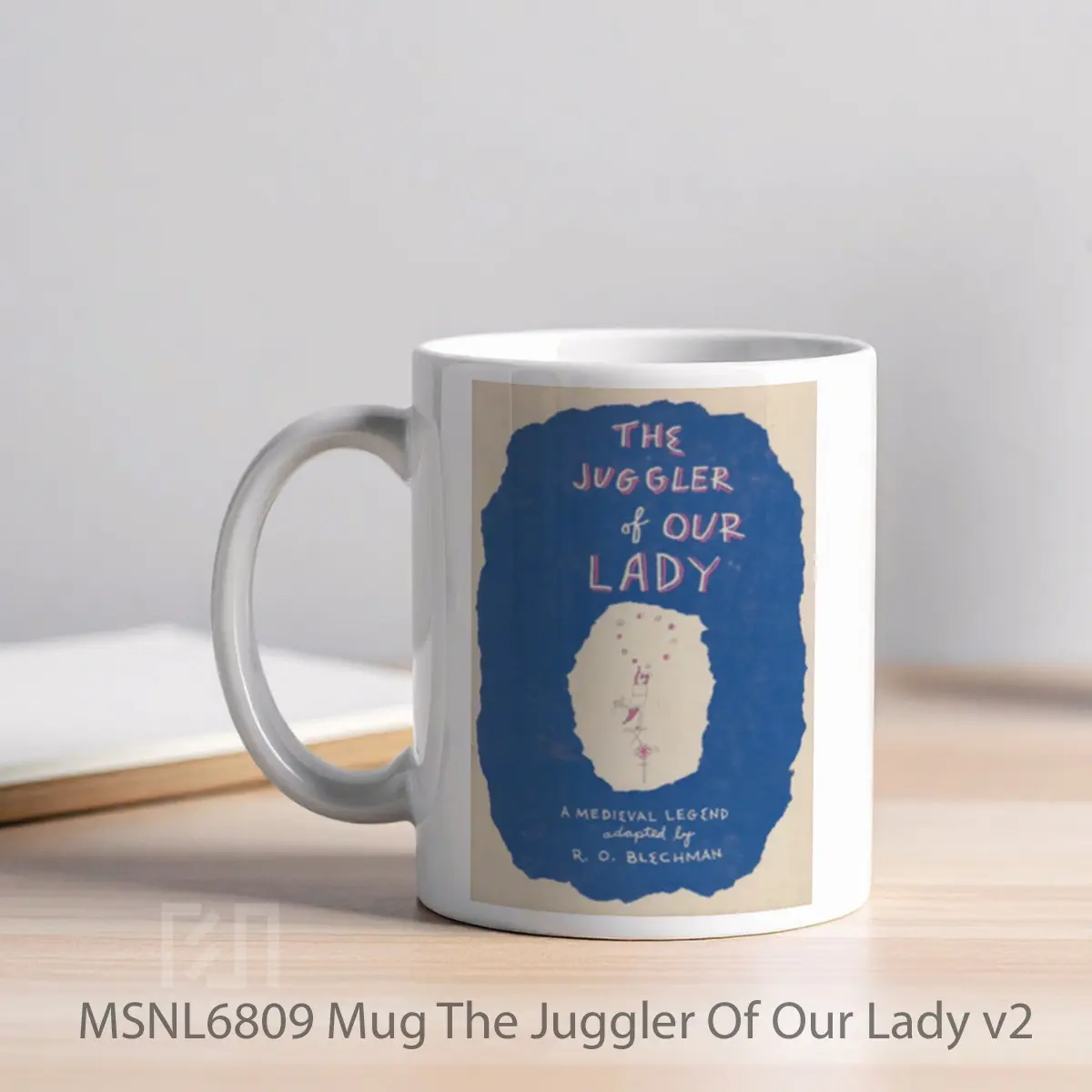 Mug The Juggler Of Our Lady V2 Gelas Keramik Tema Film MSNL6809 - Tampak Kiri