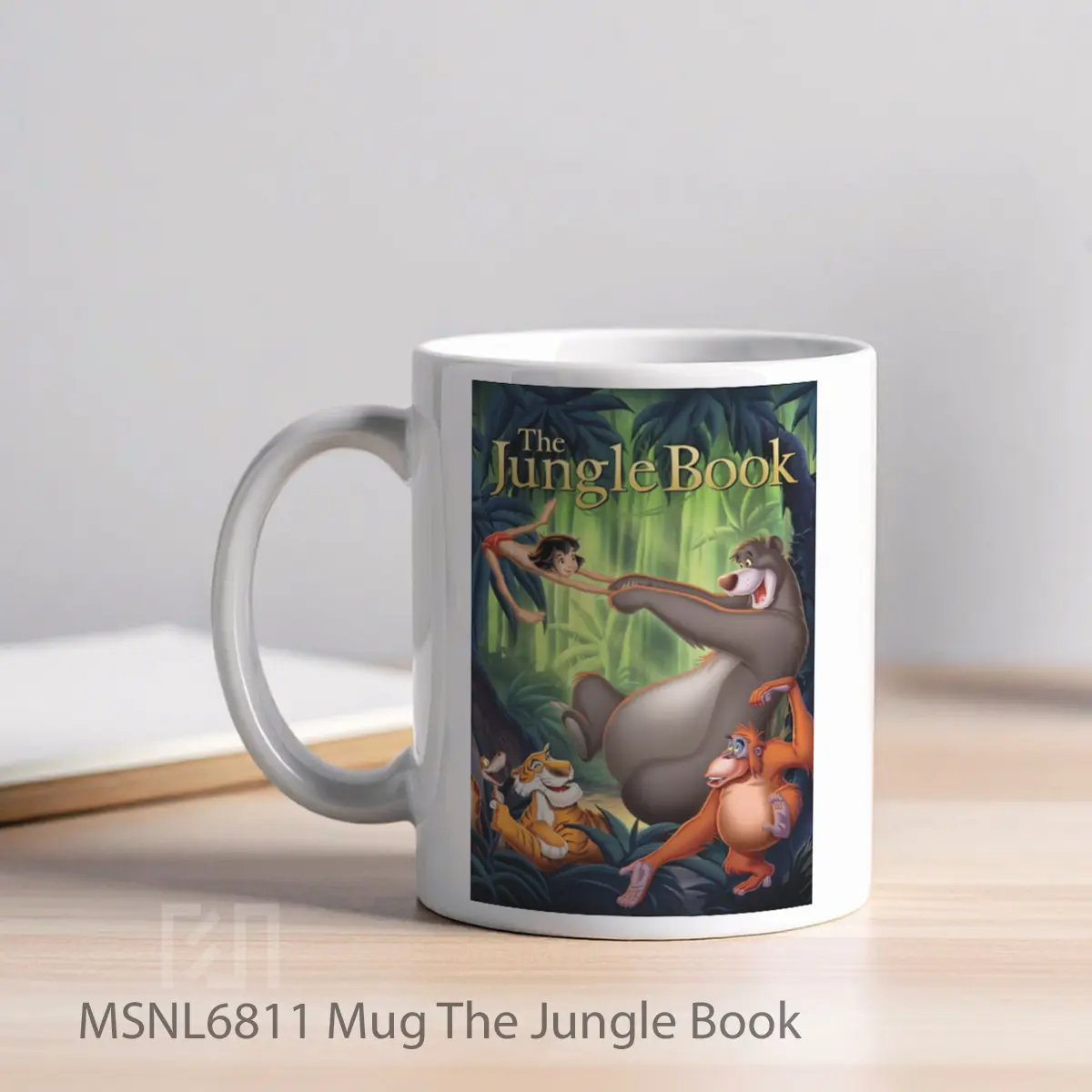 Mug The Jungle Book Gelas Keramik Tema Film MSNL6811 - Tampak Kiri
