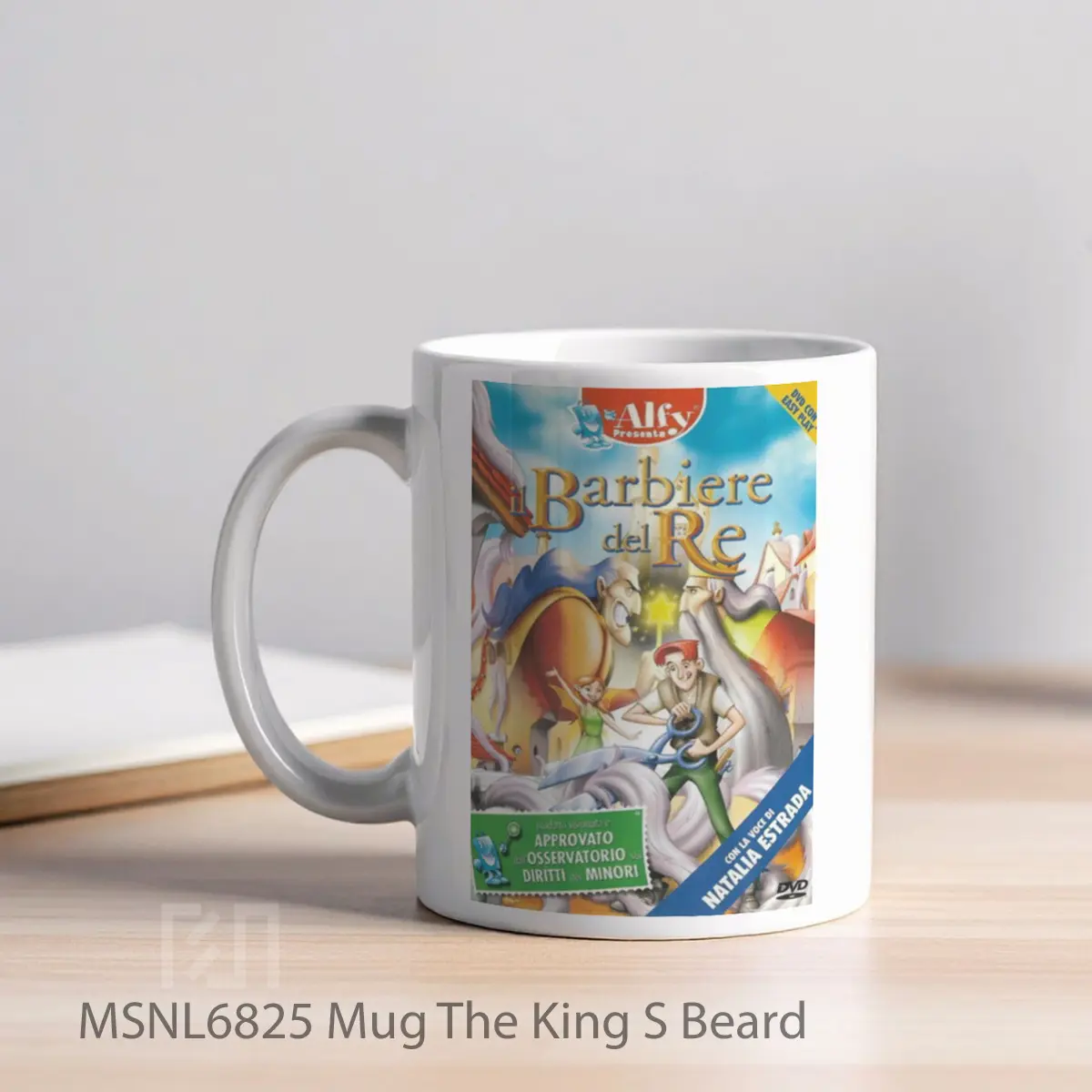 Mug The King S Beard Gelas Keramik Tema Film MSNL6825 - Tampak Kiri