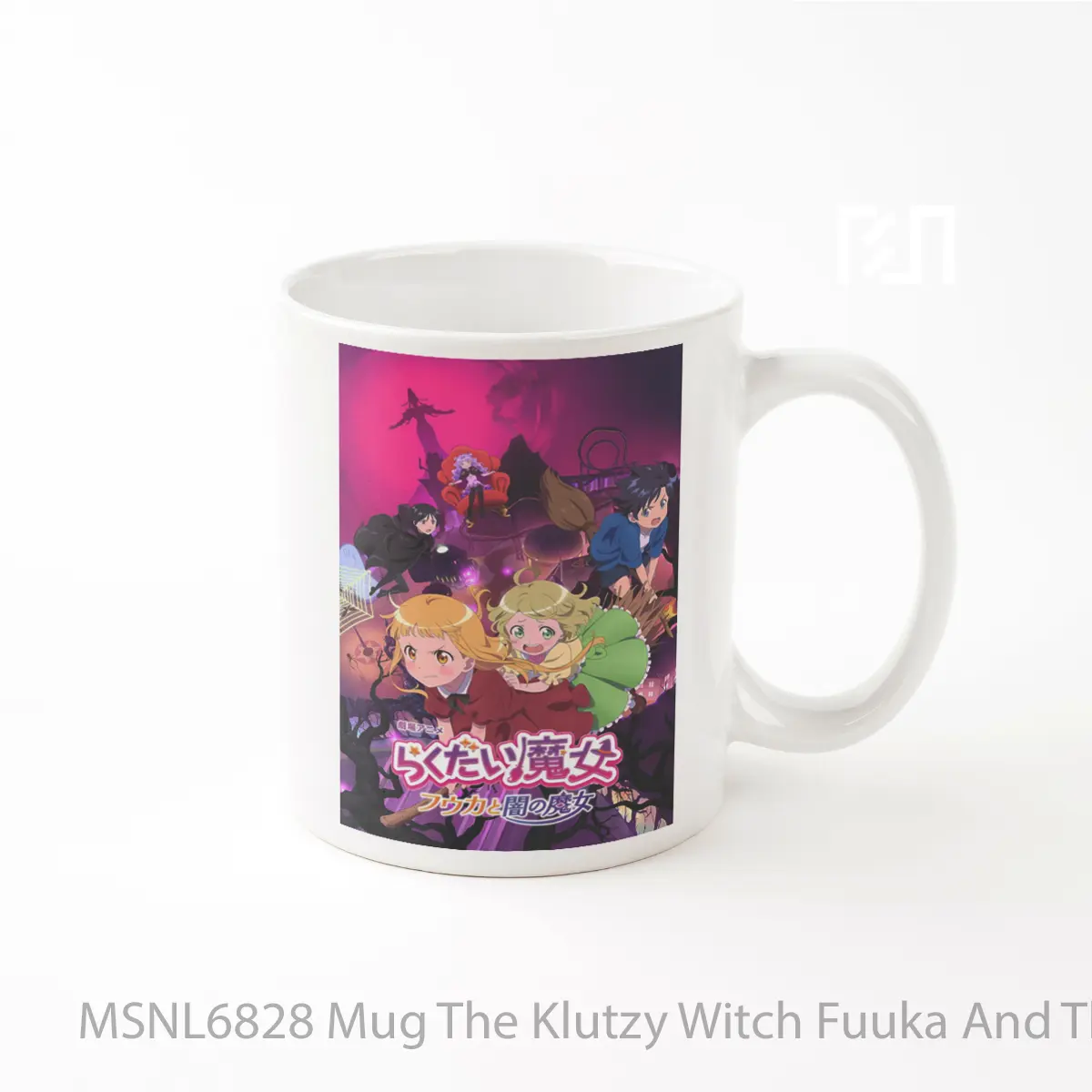Mug The Klutzy Witch Fuuka And The Dark Witch Gelas Keramik Tema Film MSNL6828