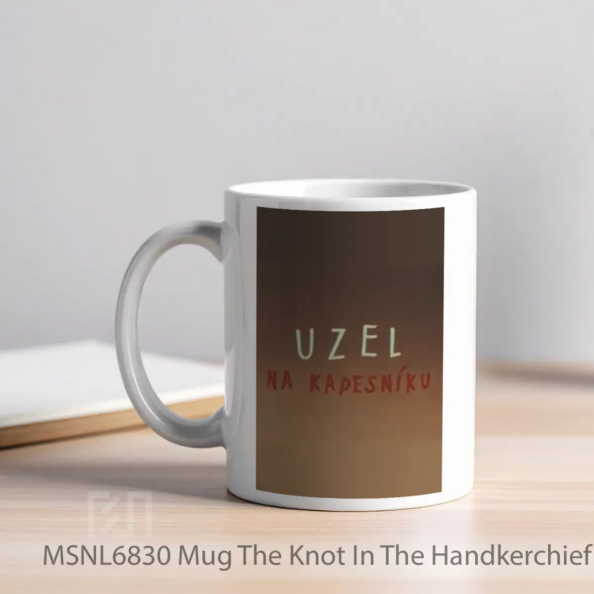 Mug The Knot In The Handkerchief Gelas Keramik Tema Film MSNL6830 - Tampak Kiri