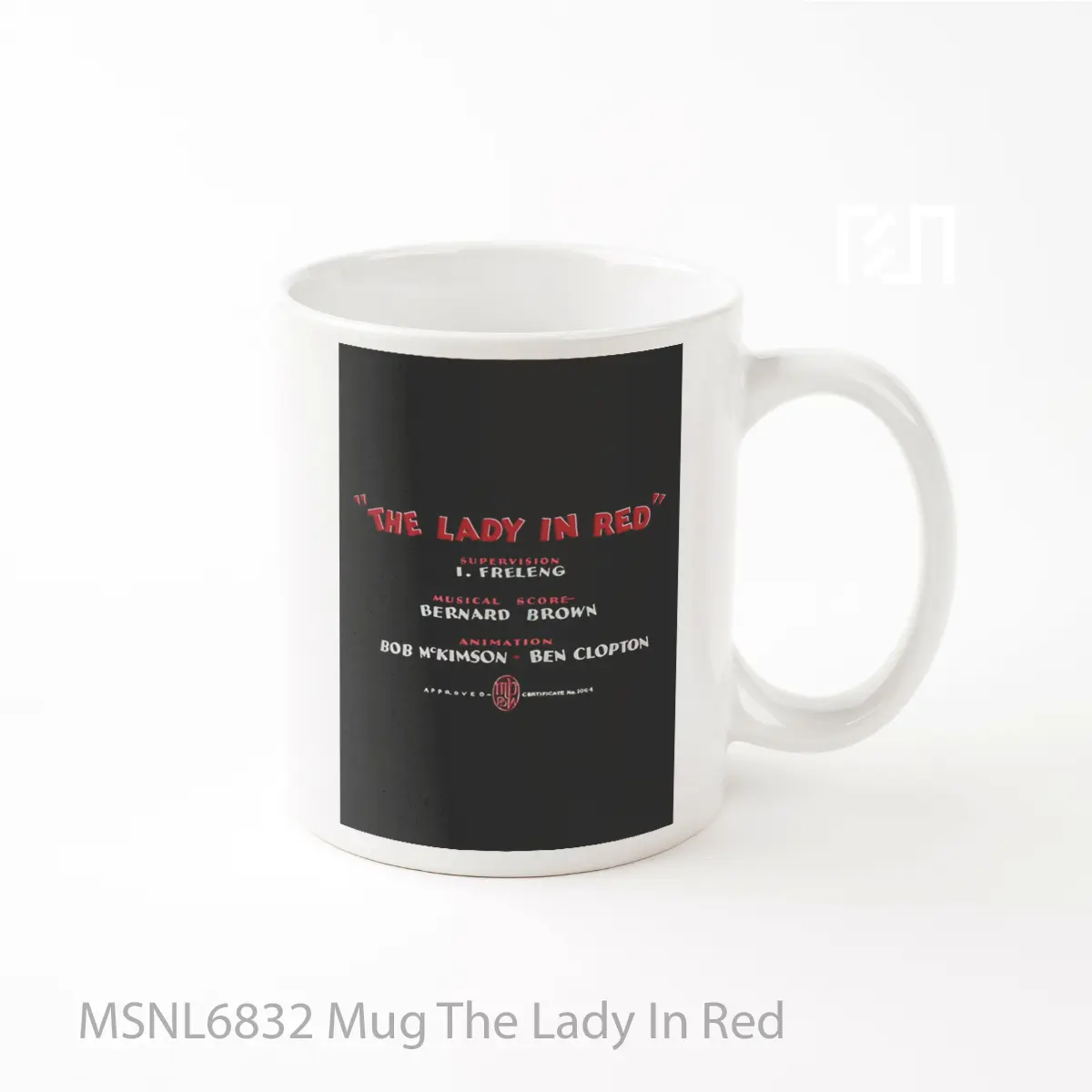 Mug The Lady In Red Gelas Keramik Tema Film MSNL6832