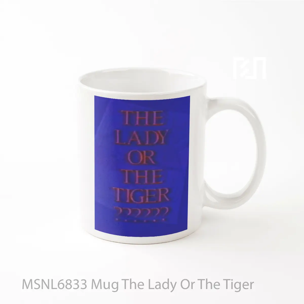 Mug The Lady Or The Tiger Gelas Keramik Tema Film MSNL6833