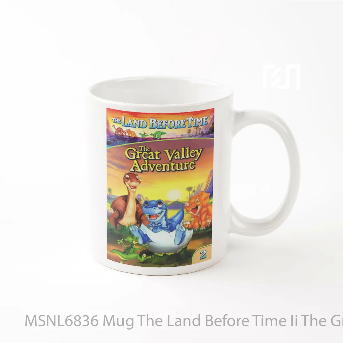 Mug The Land Before Time Ii The Great Valley Adventure Gelas Keramik Tema Film MSNL6836