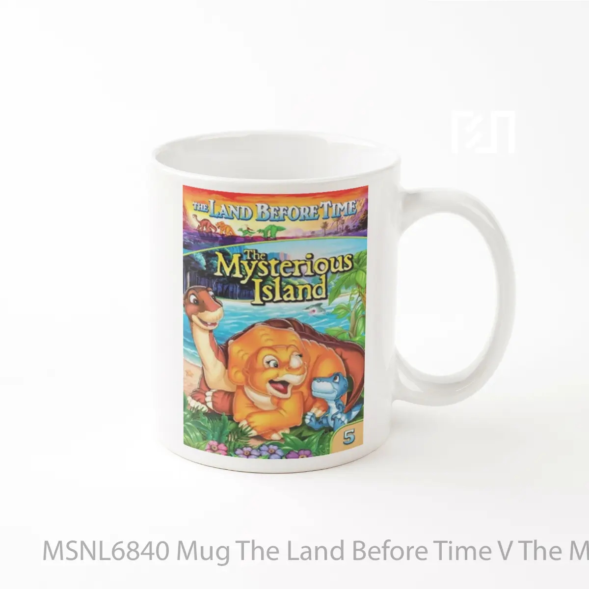 Mug The Land Before Time V The Mysterious Island Gelas Keramik Tema Film MSNL6840