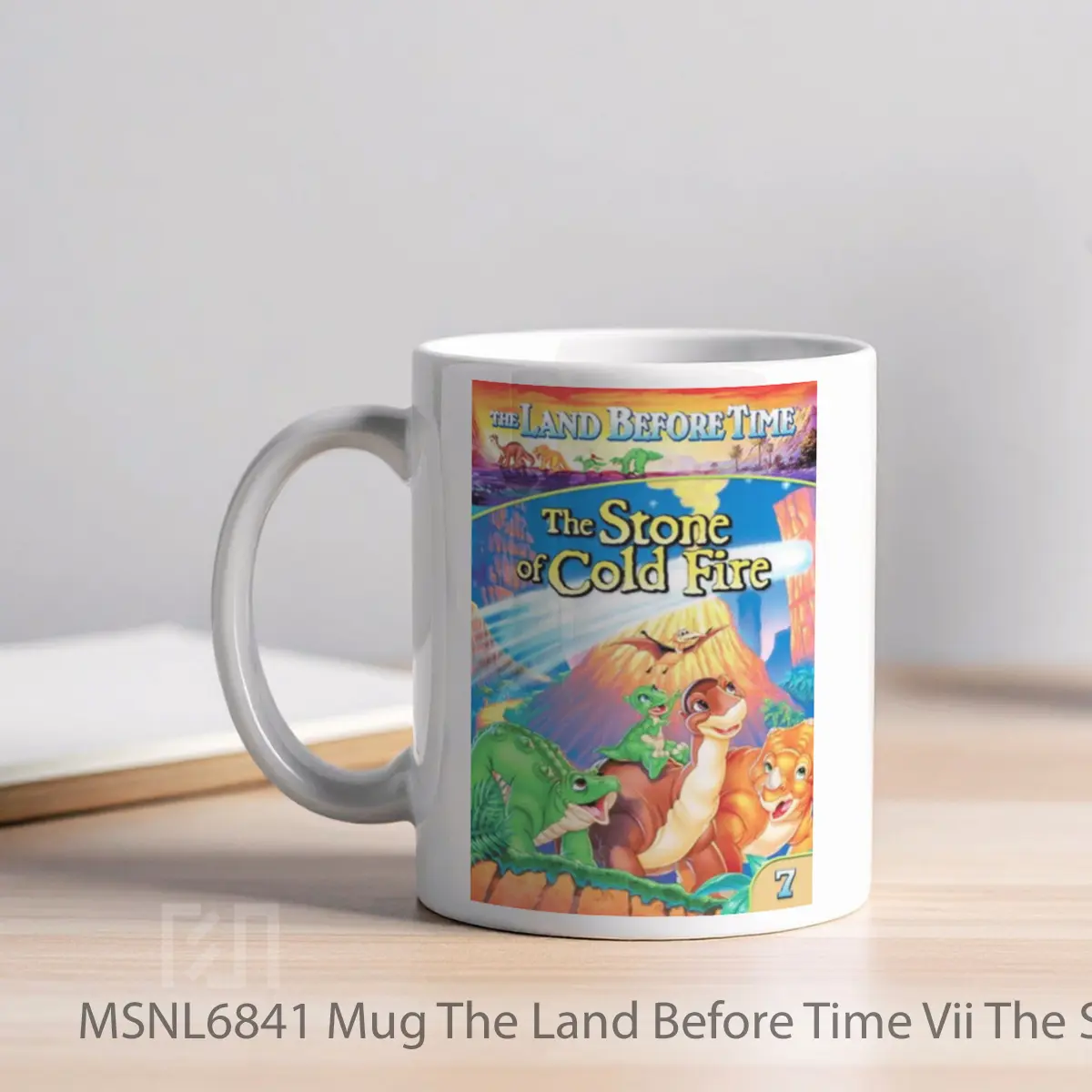 Mug The Land Before Time Vii The Stone Of Cold Fire Gelas Keramik Tema Film MSNL6841 - Tampak Kiri