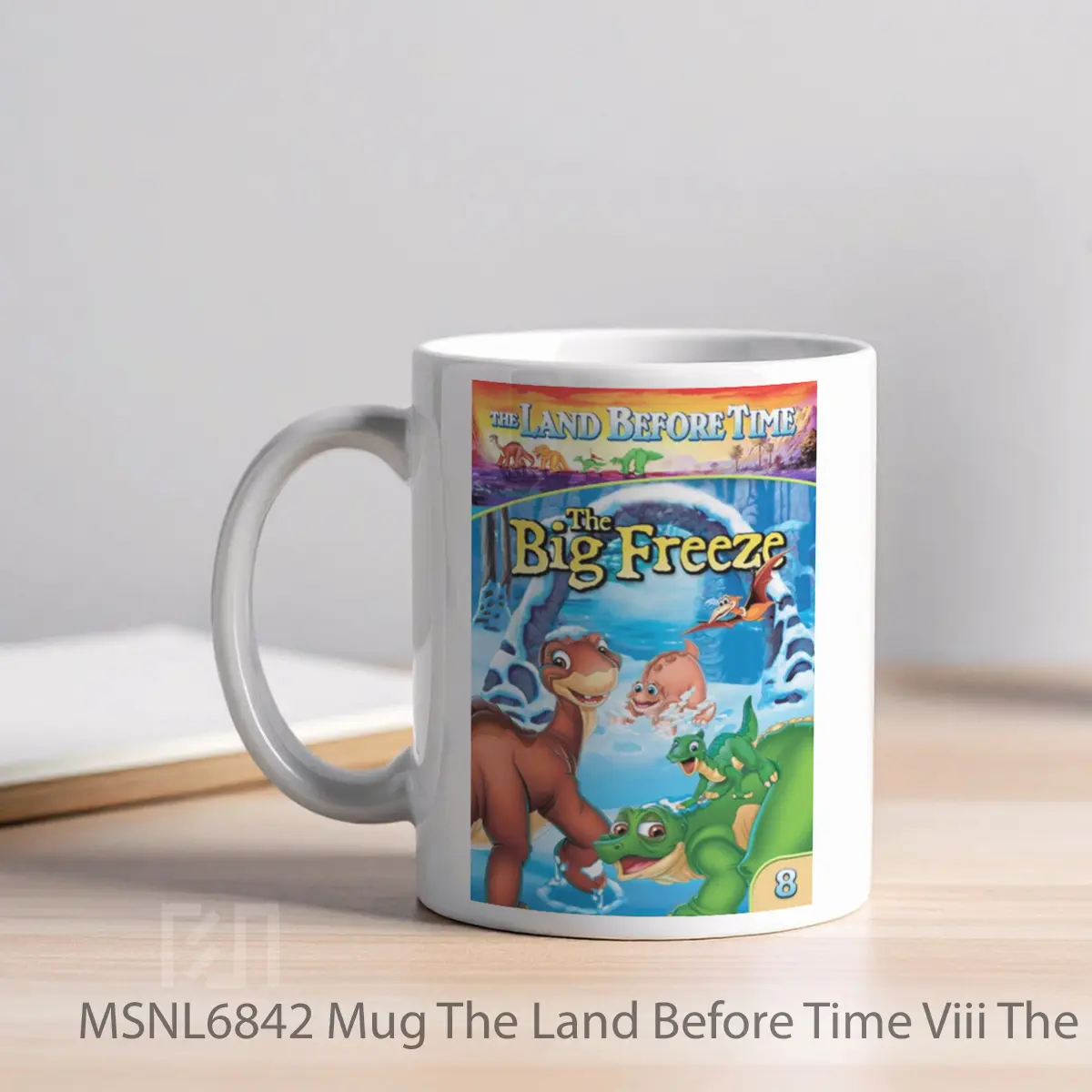 Mug The Land Before Time Viii The Big Freeze Gelas Keramik Tema Film MSNL6842 - Tampak Kiri