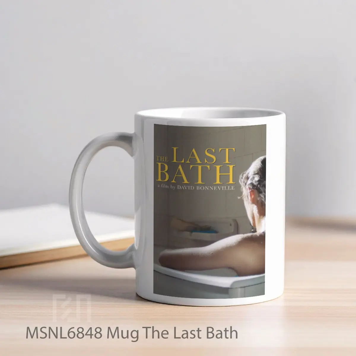 Mug The Last Bath Gelas Keramik Tema Film MSNL6848 - Tampak Kiri