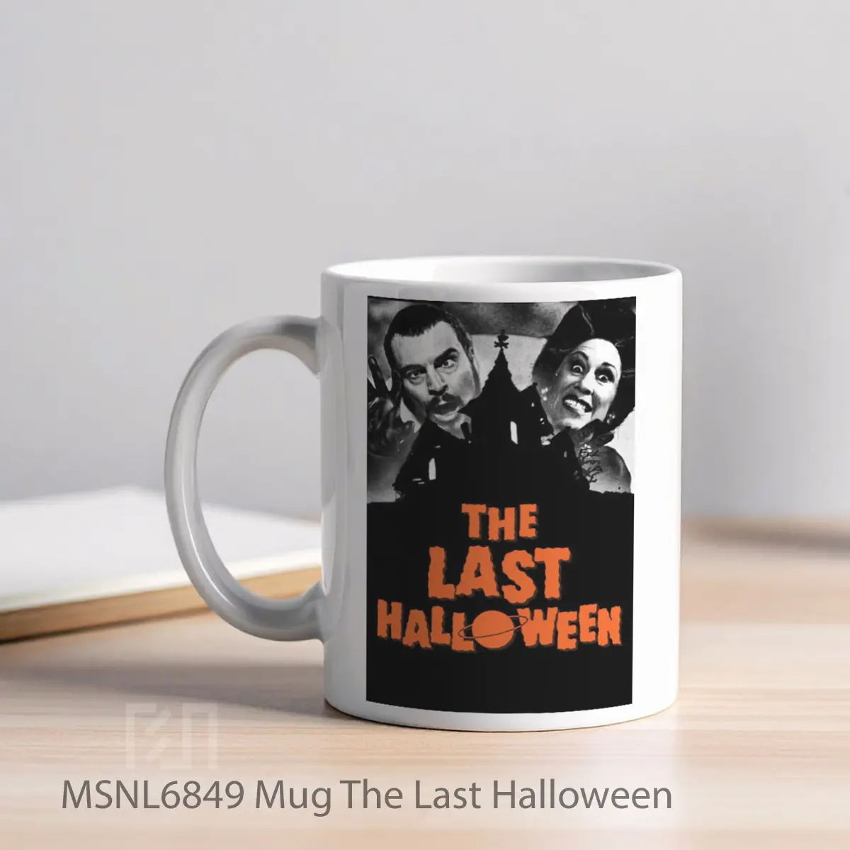 Mug The Last Halloween Gelas Keramik Tema Film MSNL6849 - Tampak Kiri