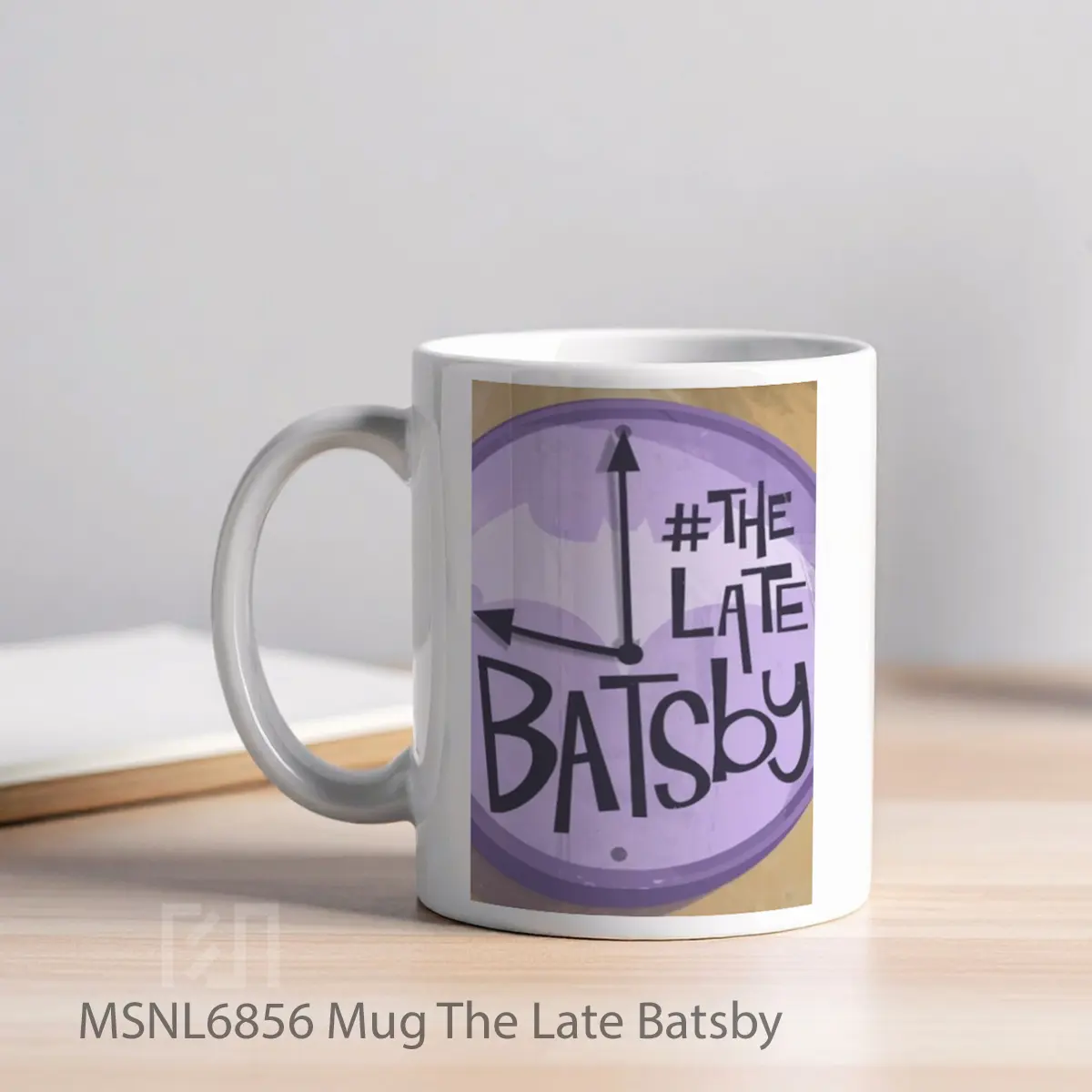 Mug The Late Batsby Gelas Keramik Tema Film MSNL6856 - Tampak Kiri