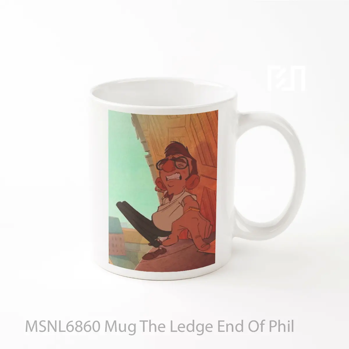 Mug The Ledge End Of Phil Gelas Keramik Tema Film MSNL6860