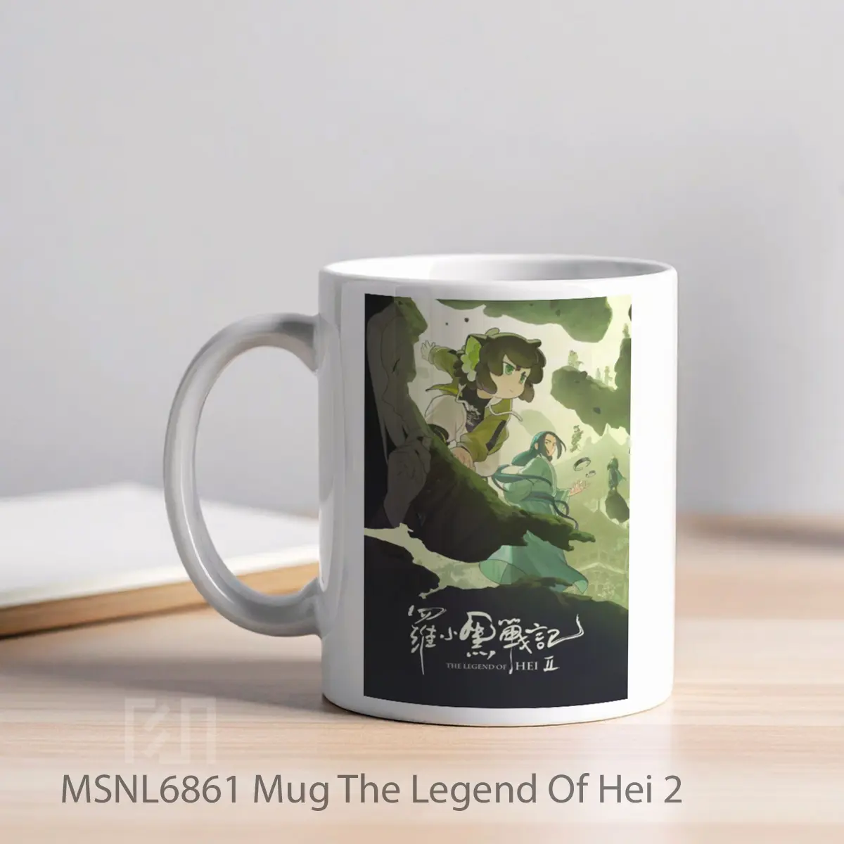Mug The Legend Of Hei 2 Gelas Keramik Tema Film MSNL6861 - Tampak Kiri