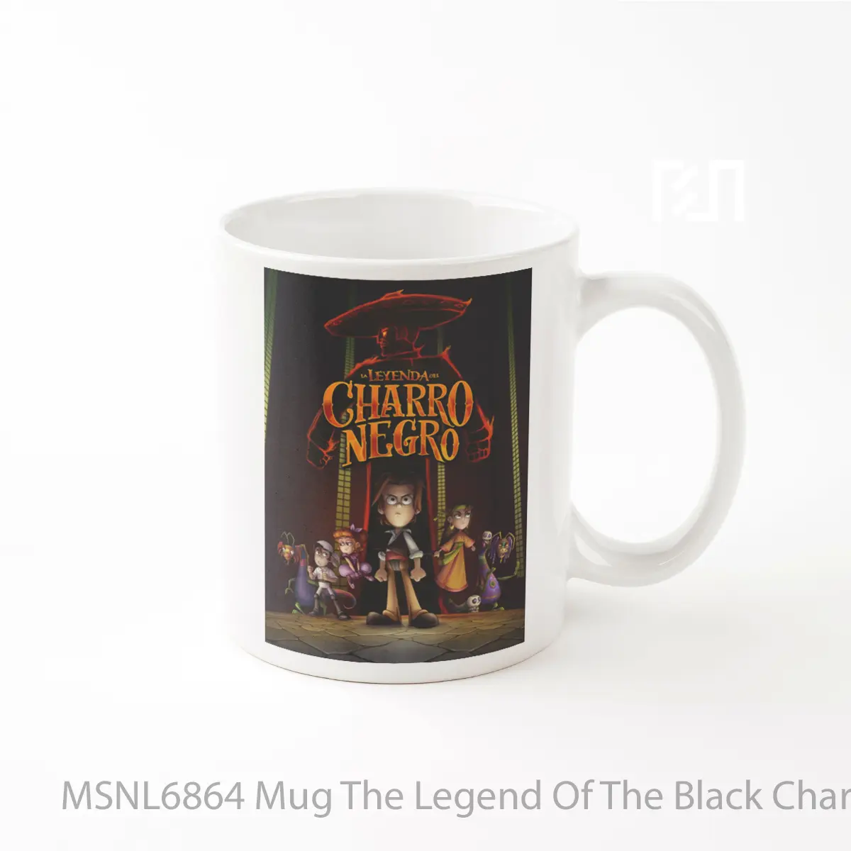 Mug The Legend Of The Black Charro Gelas Keramik Tema Film MSNL6864