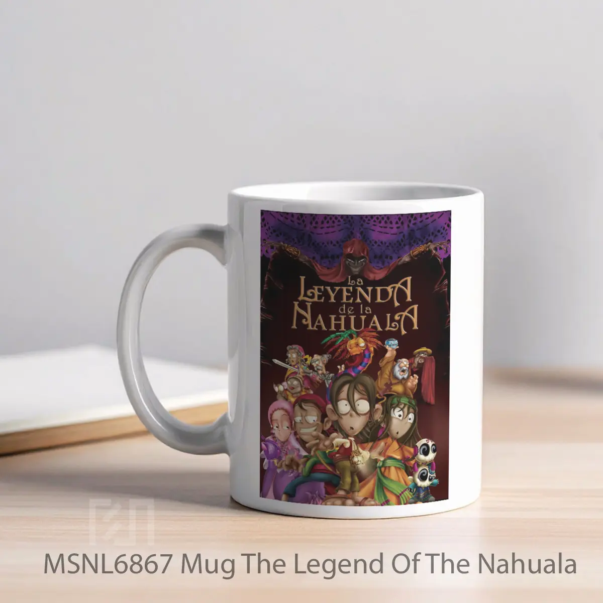 Mug The Legend Of The Nahuala Gelas Keramik Tema Film MSNL6867 - Tampak Kiri