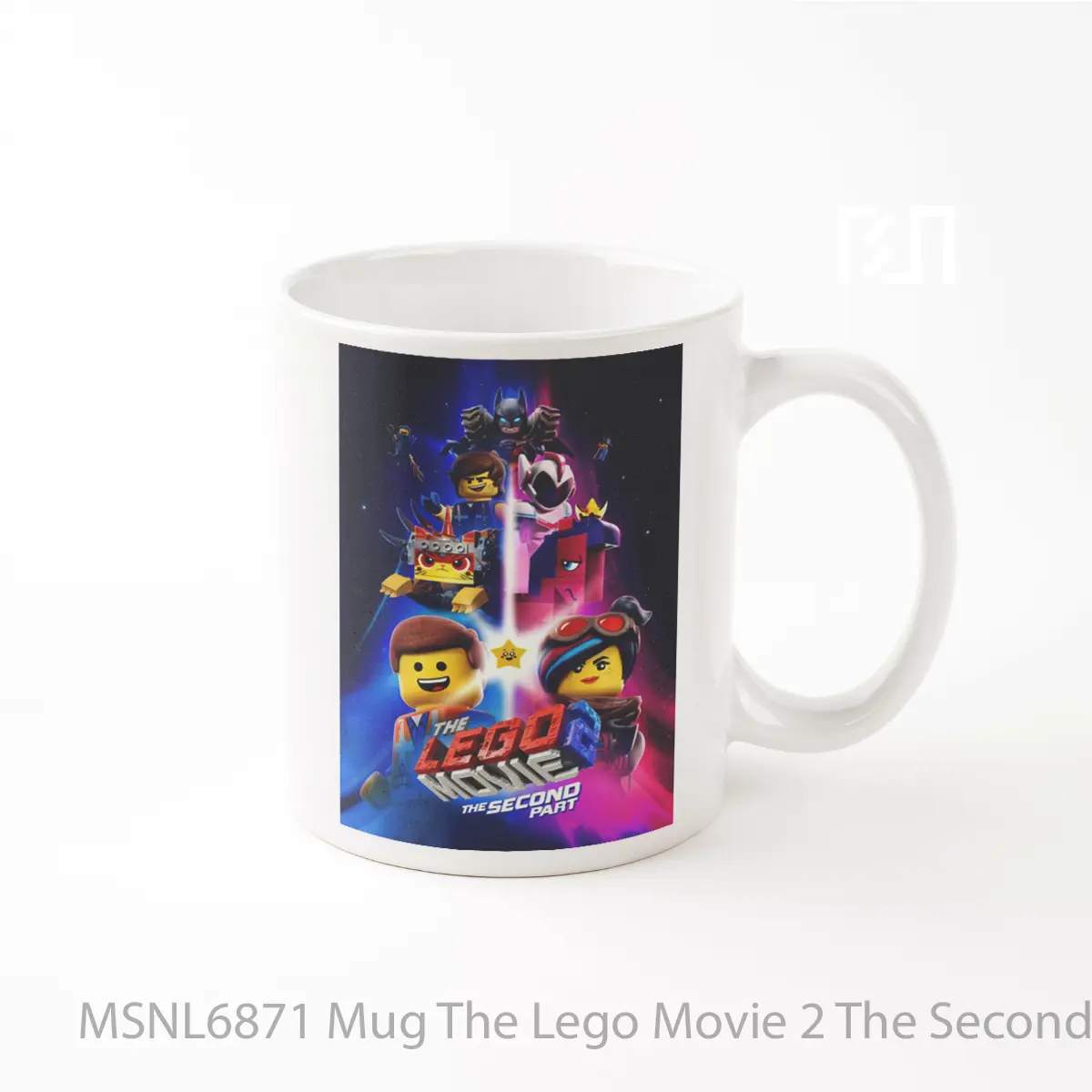 Mug The Lego Movie 2 The Second Part Gelas Keramik Tema Film MSNL6871