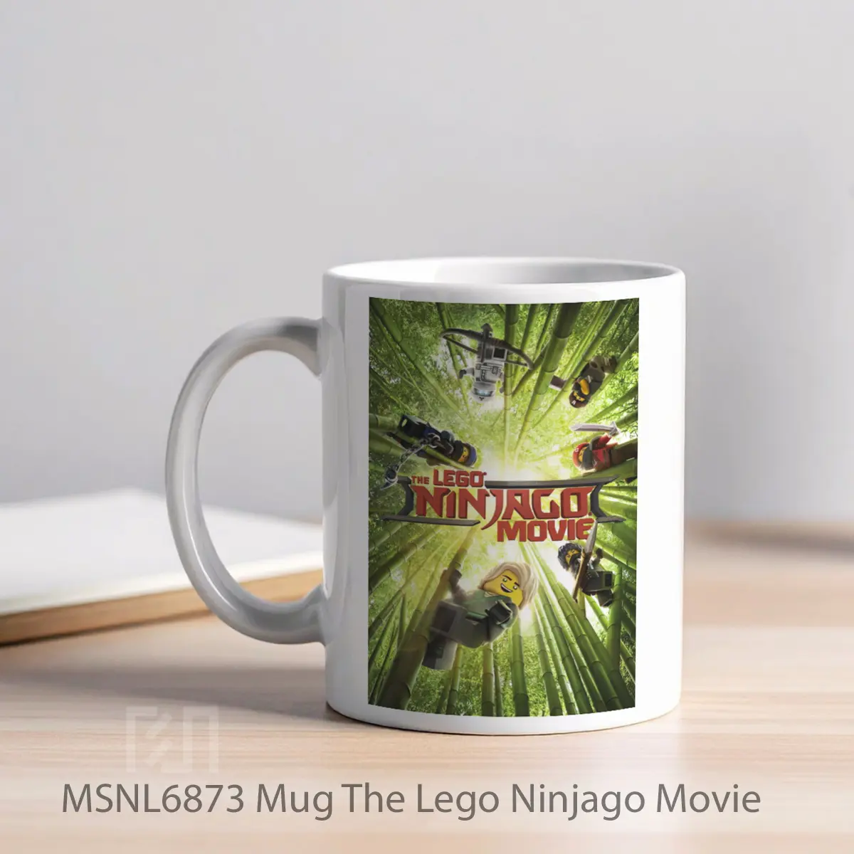 Mug The Lego Ninjago Movie Gelas Keramik Tema Film MSNL6873 - Tampak Kiri