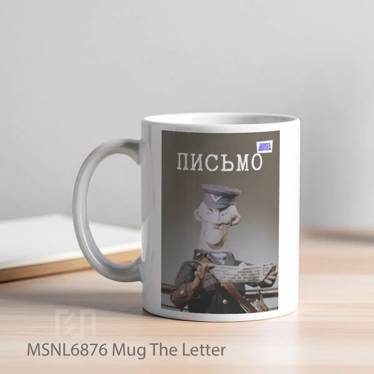 Mug The Letter Gelas Keramik Tema Film MSNL6876 - Tampak Kiri