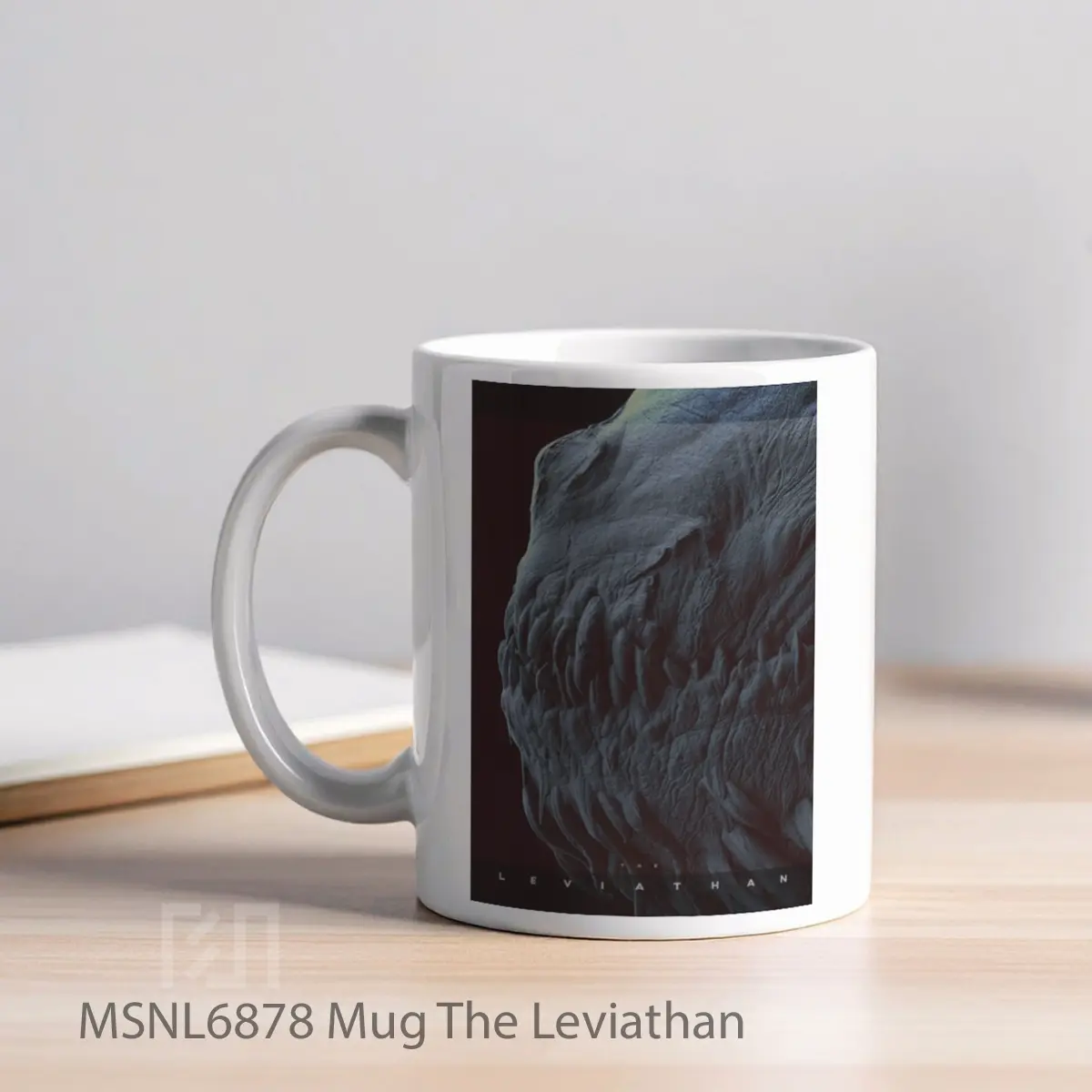 Mug The Leviathan Gelas Keramik Tema Film MSNL6878 - Tampak Kiri