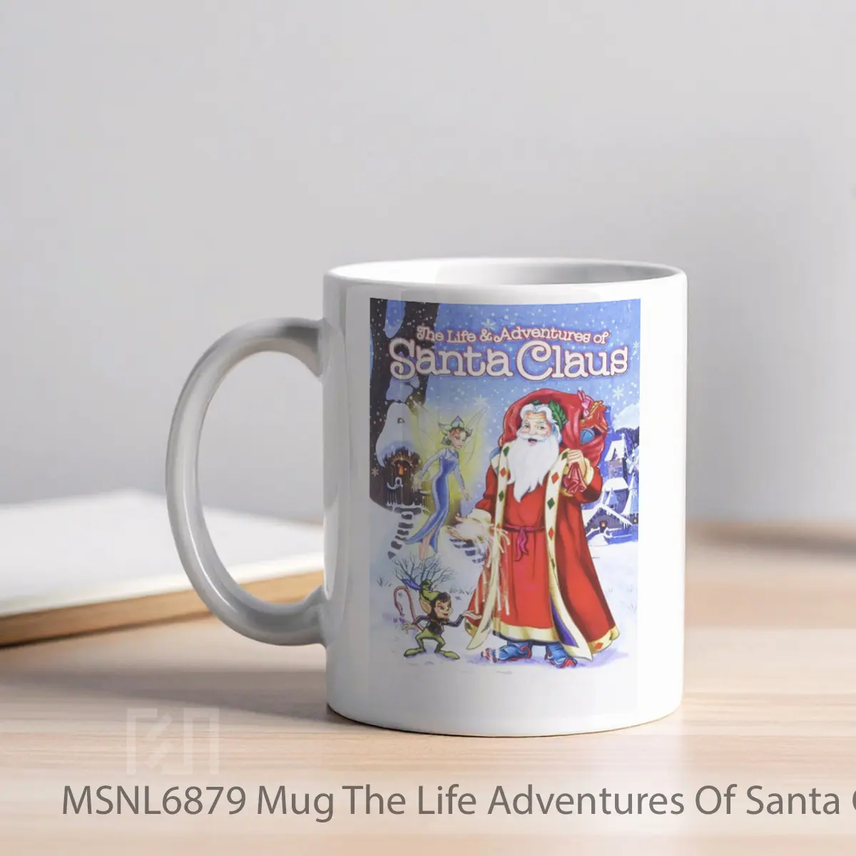 Mug The Life Adventures Of Santa Claus Gelas Keramik Tema Film MSNL6879 - Tampak Kiri