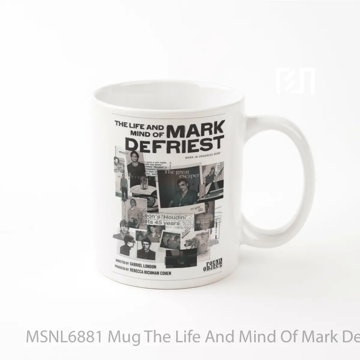 Mug The Life And Mind Of Mark Defriest Gelas Keramik Tema Film MSNL6881