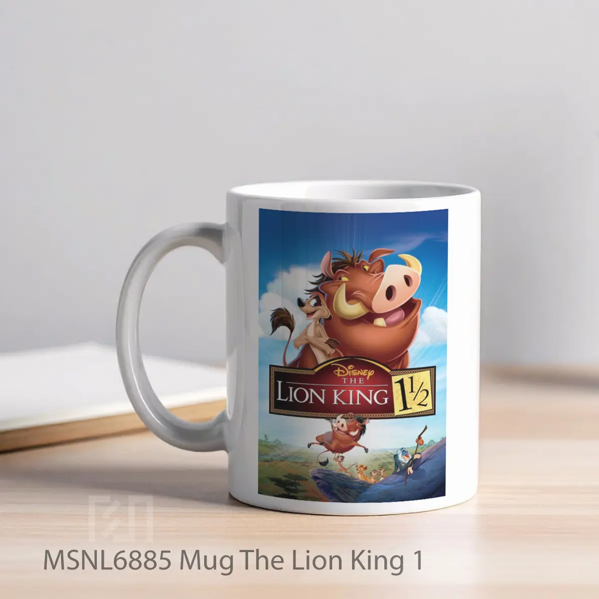 Mug The Lion King 1 Gelas Keramik Tema Film MSNL6885 - Tampak Kiri