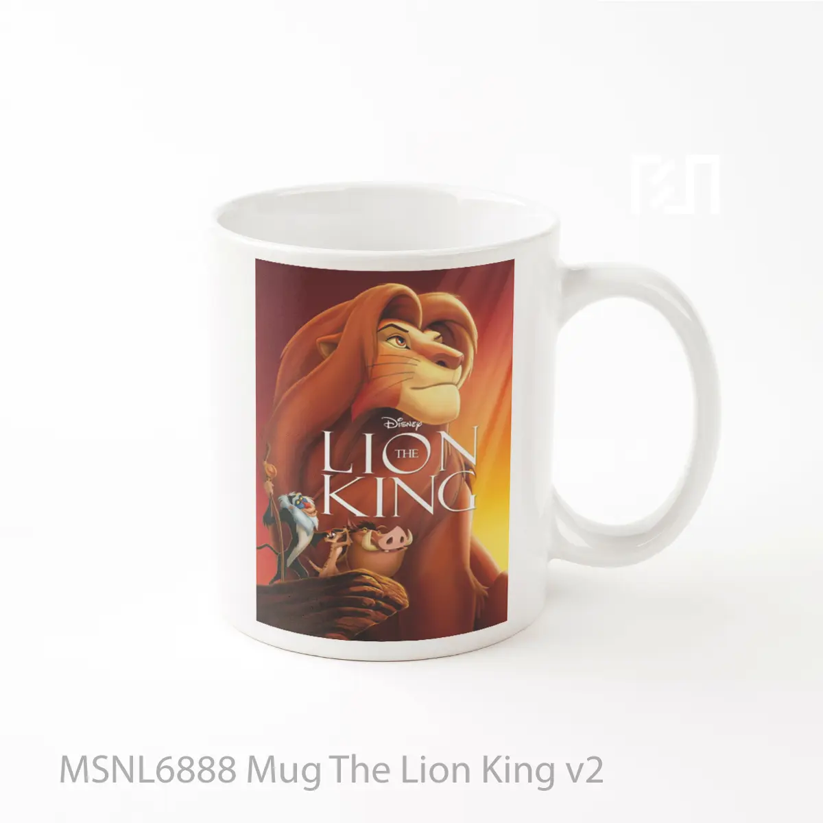 Mug The Lion King V2 Gelas Keramik Tema Film MSNL6888