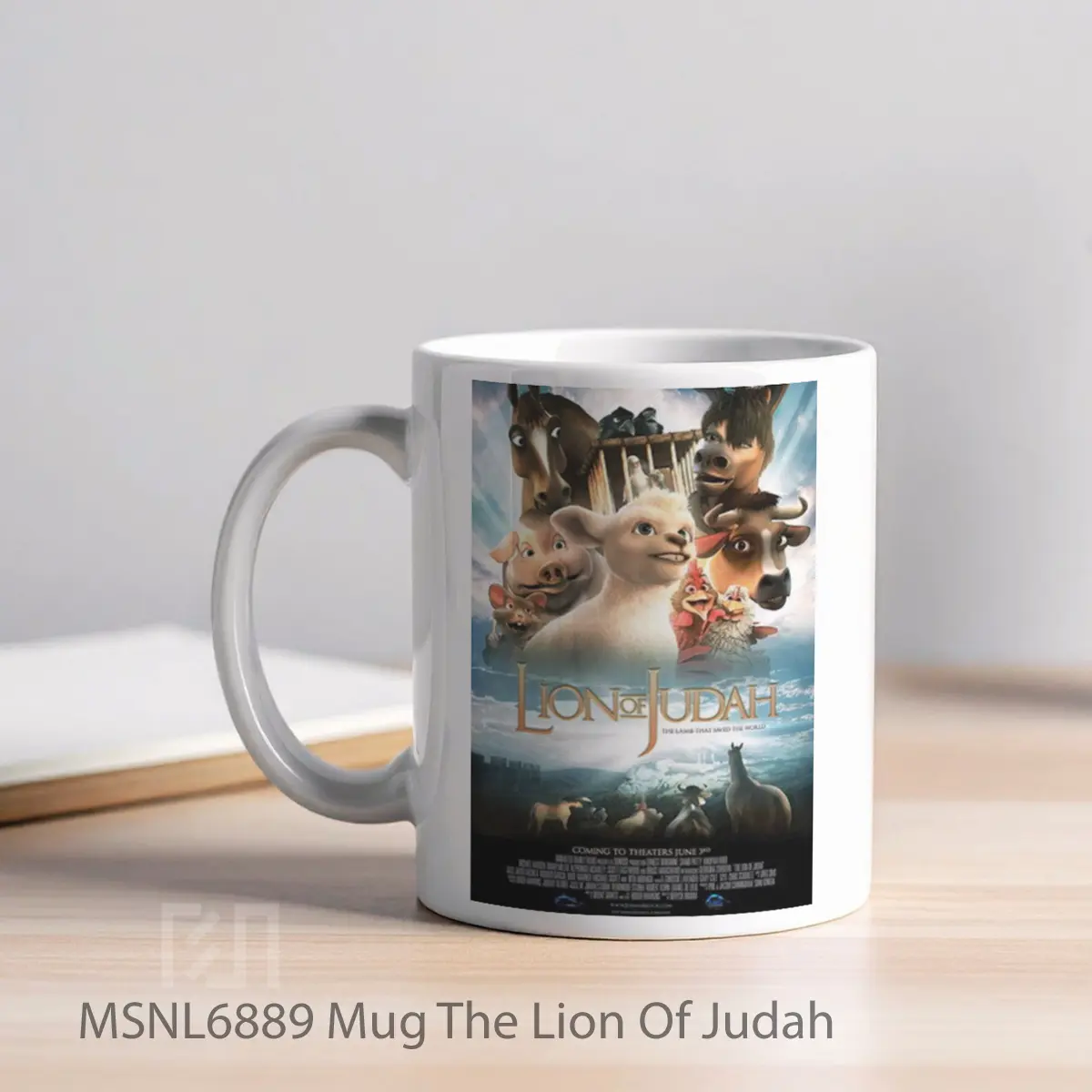 Mug The Lion Of Judah Gelas Keramik Tema Film MSNL6889 - Tampak Kiri