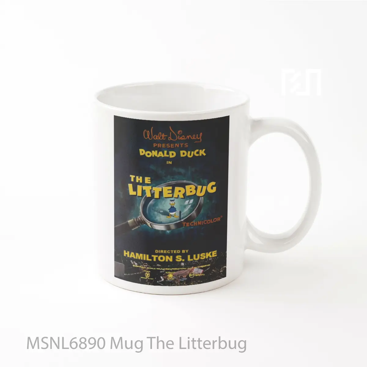 Mug The Litterbug Gelas Keramik Tema Film MSNL6890