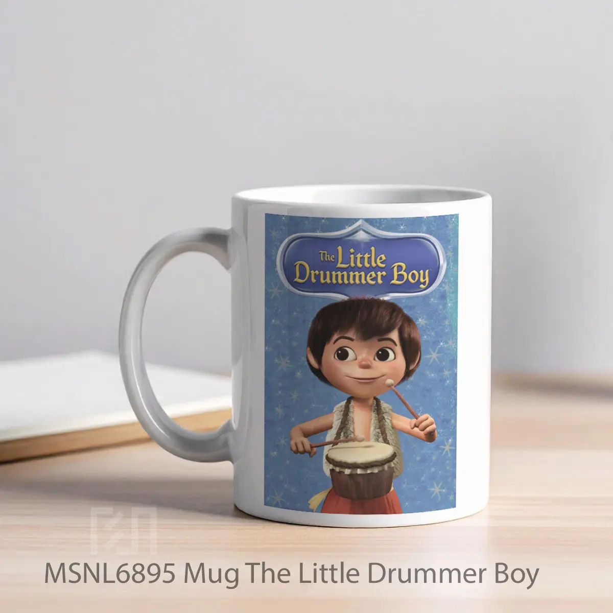 Mug The Little Drummer Boy Gelas Keramik Tema Film MSNL6895 - Tampak Kiri