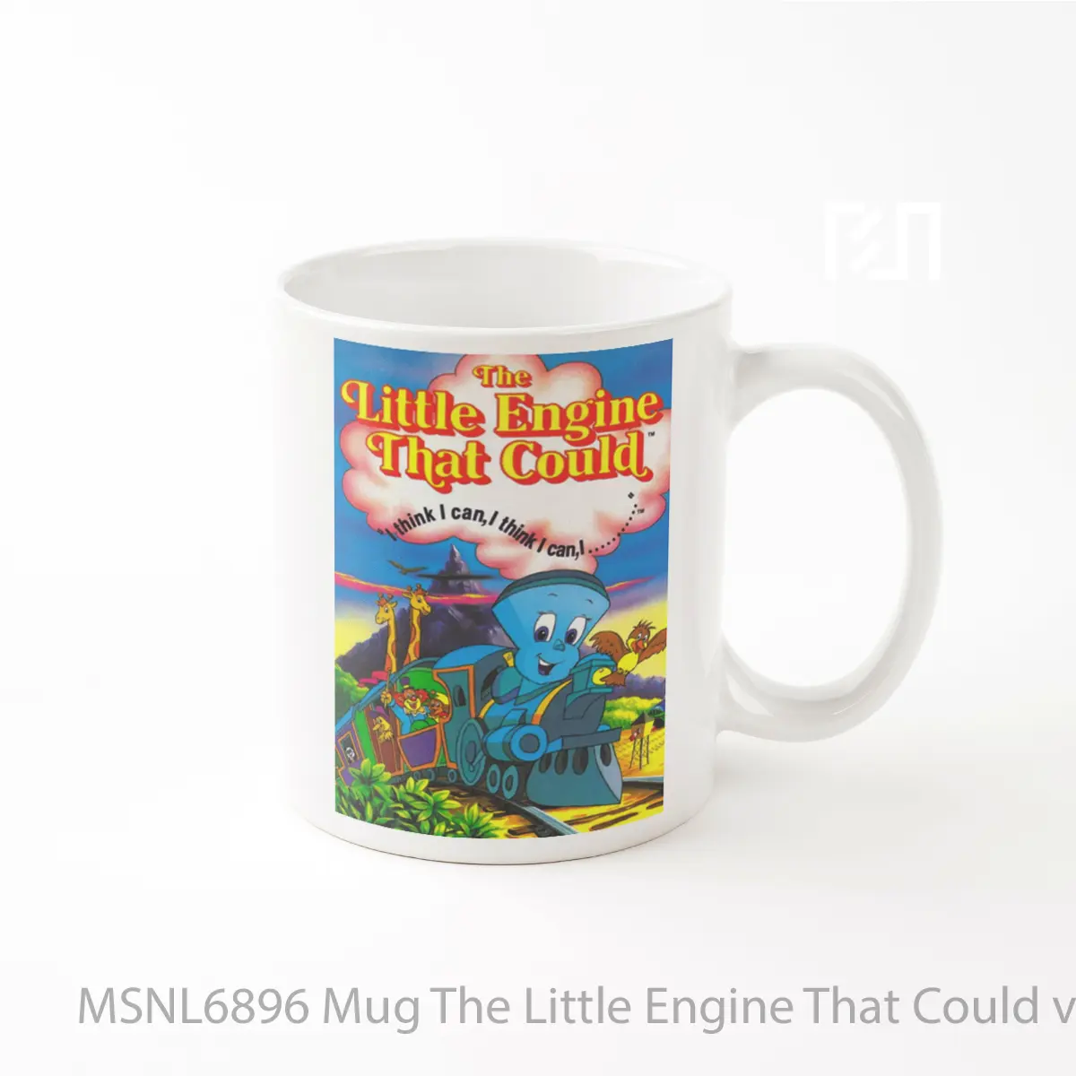 Mug The Little Engine That Could V1 Gelas Keramik Tema Film MSNL6896