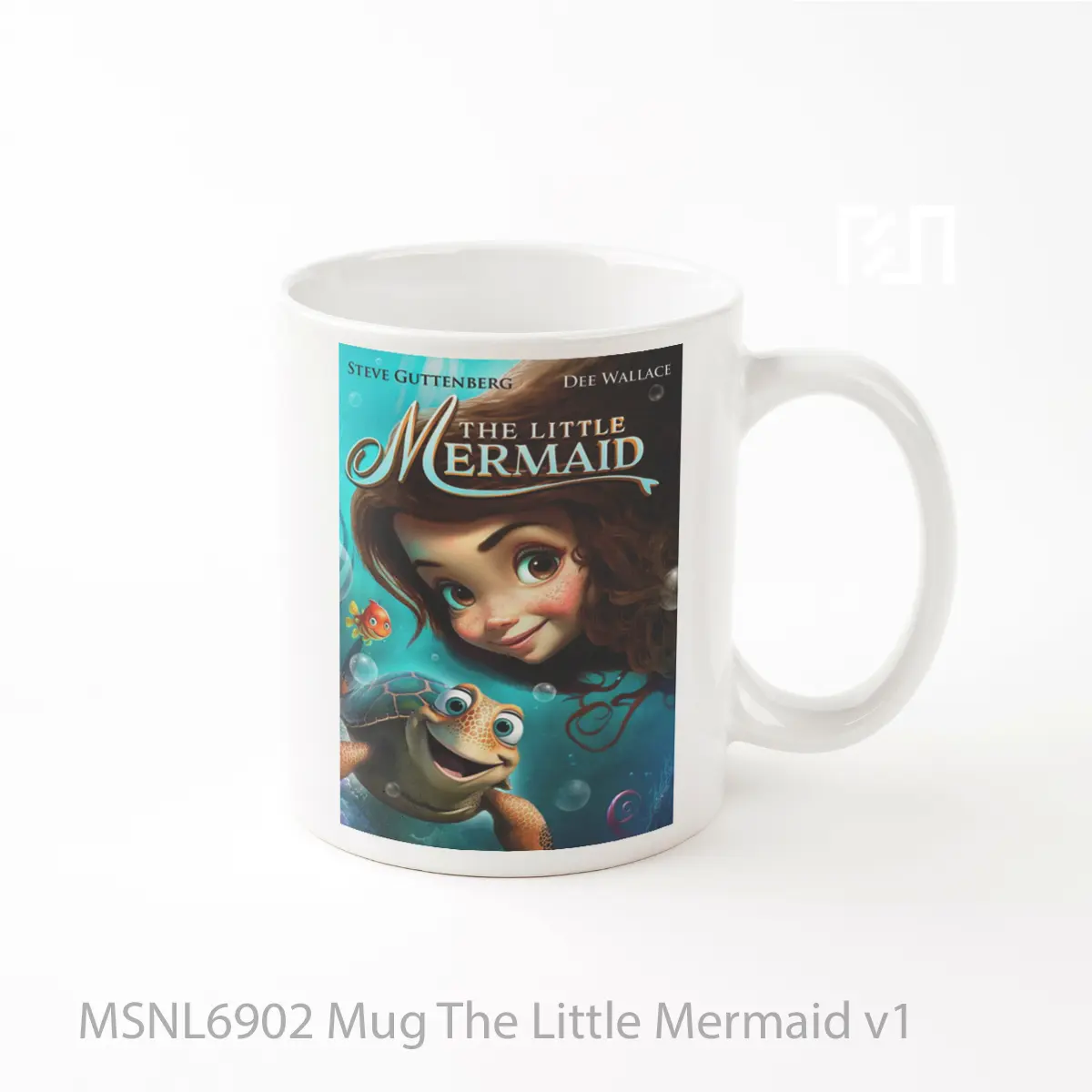 Mug The Little Mermaid V1 Gelas Keramik Tema Film MSNL6902
