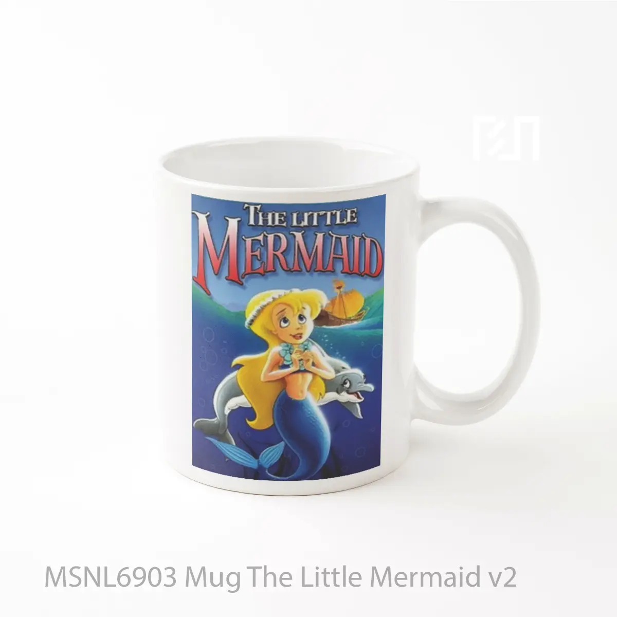 Mug The Little Mermaid V2 Gelas Keramik Tema Film MSNL6903