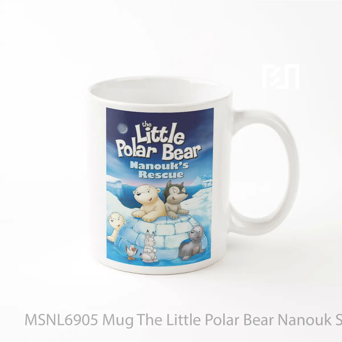 Mug The Little Polar Bear Nanouk S Rescue Gelas Keramik Tema Film MSNL6905