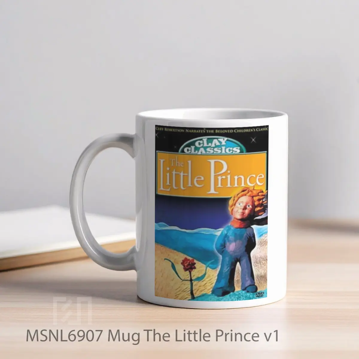 Mug The Little Prince V1 Gelas Keramik Tema Film MSNL6907 - Tampak Kiri