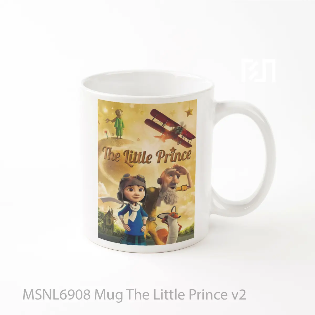 Mug The Little Prince V2 Gelas Keramik Tema Film MSNL6908