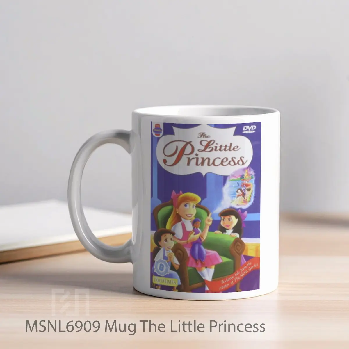 Mug The Little Princess Gelas Keramik Tema Film MSNL6909 - Tampak Kiri