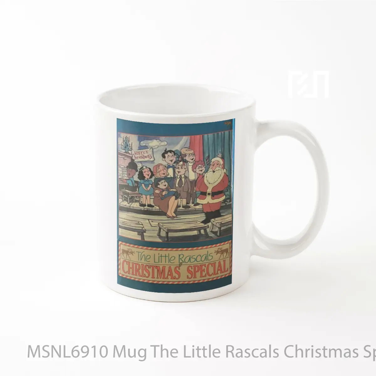 Mug The Little Rascals Christmas Special Gelas Keramik Tema Film MSNL6910