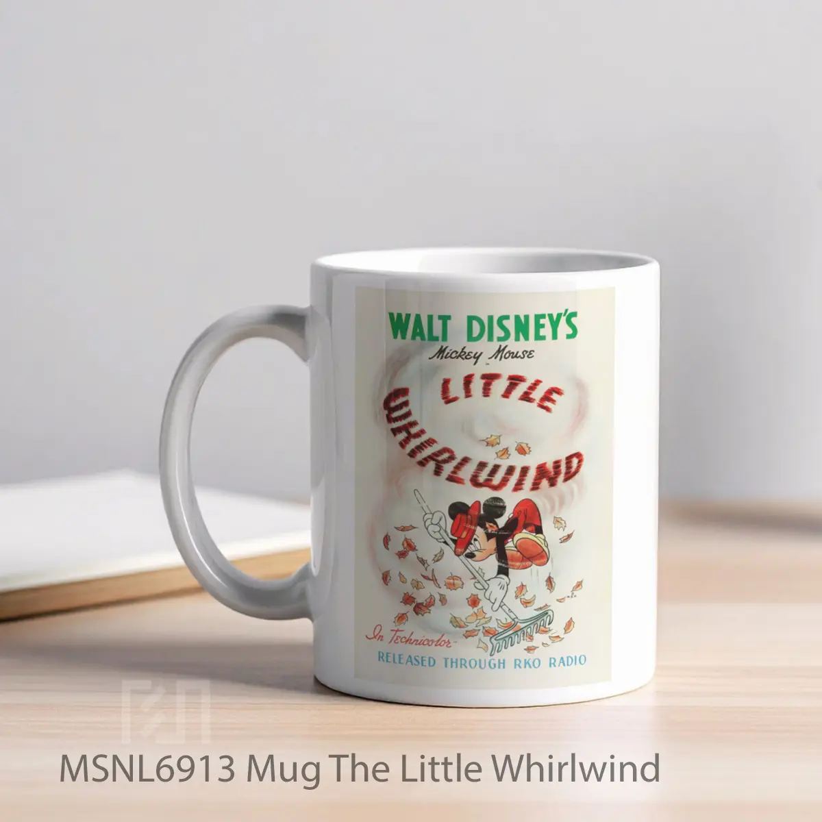 Mug The Little Whirlwind Gelas Keramik Tema Film MSNL6913 - Tampak Kiri
