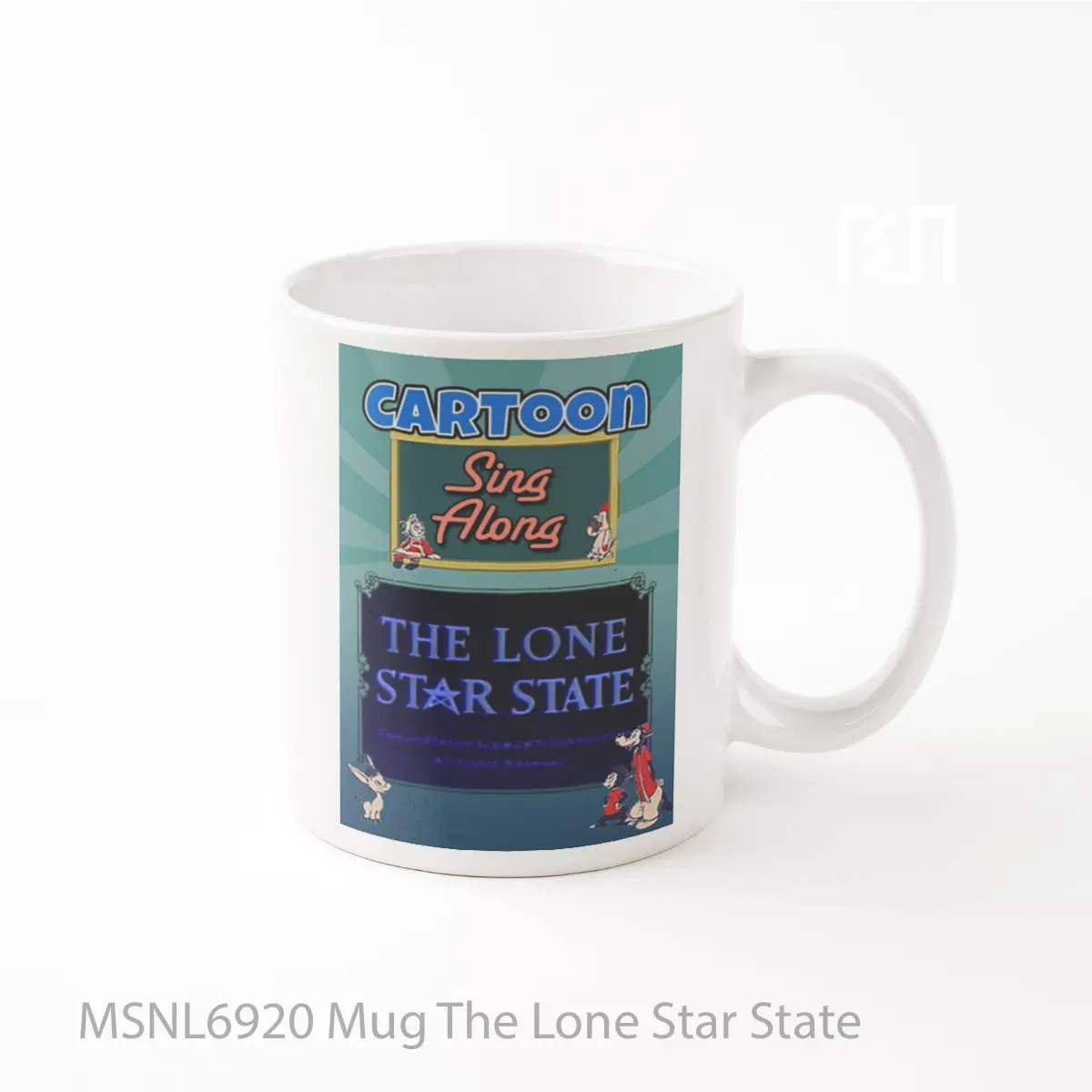 Mug The Lone Star State Gelas Keramik Tema Film MSNL6920