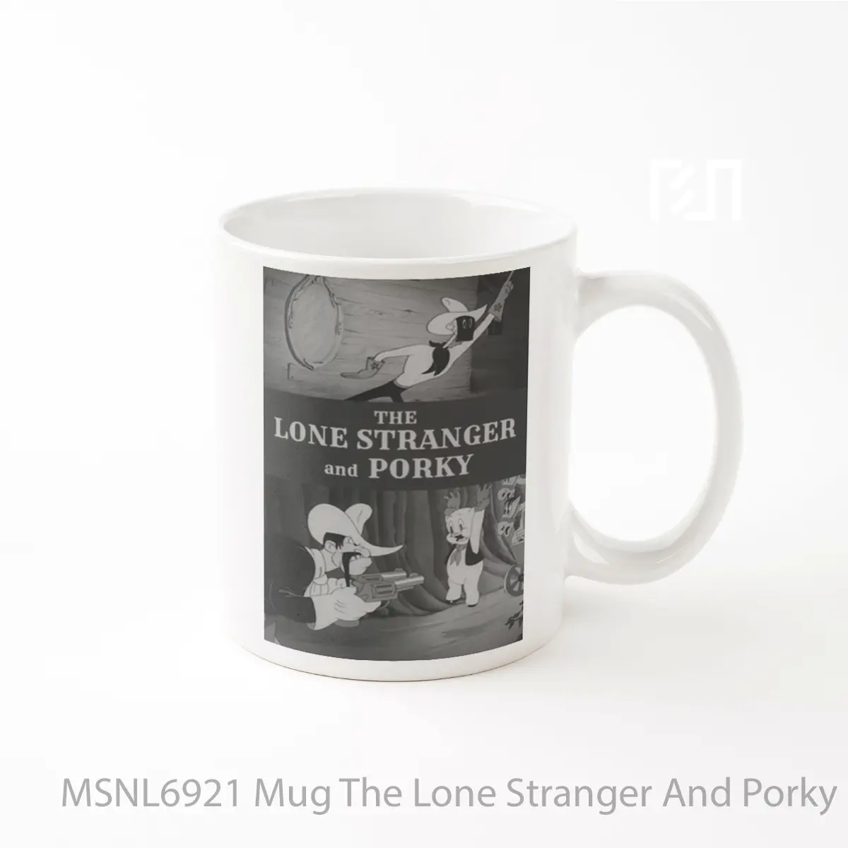 Mug The Lone Stranger And Porky Gelas Keramik Tema Film MSNL6921