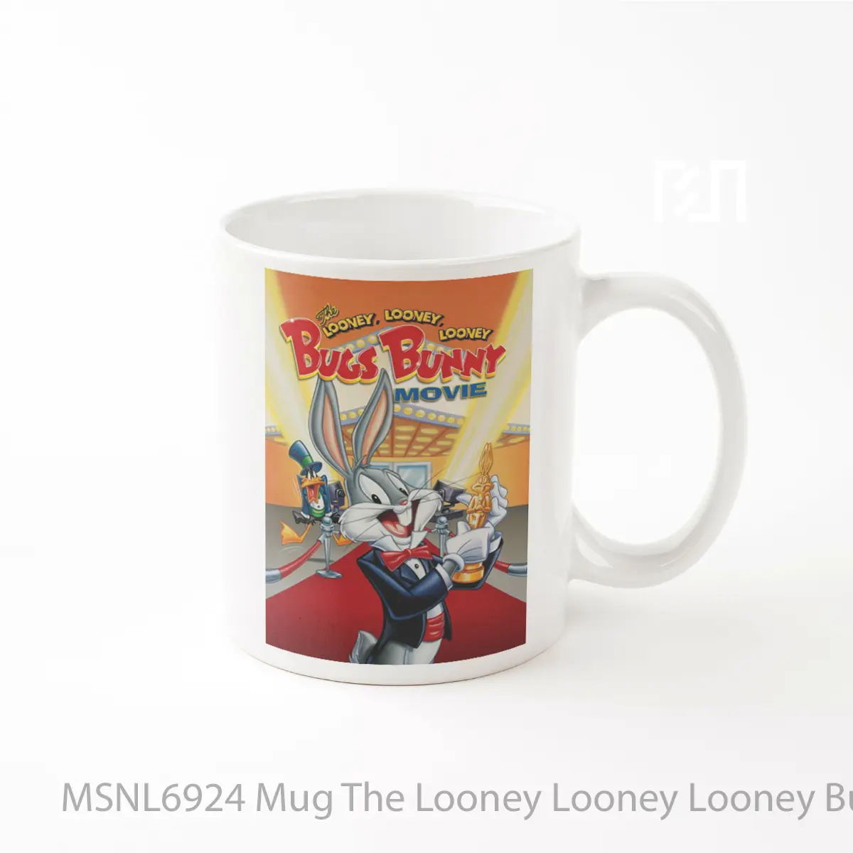 Mug The Looney Looney Looney Bugs Bunny Movie Gelas Keramik Tema Film MSNL6924