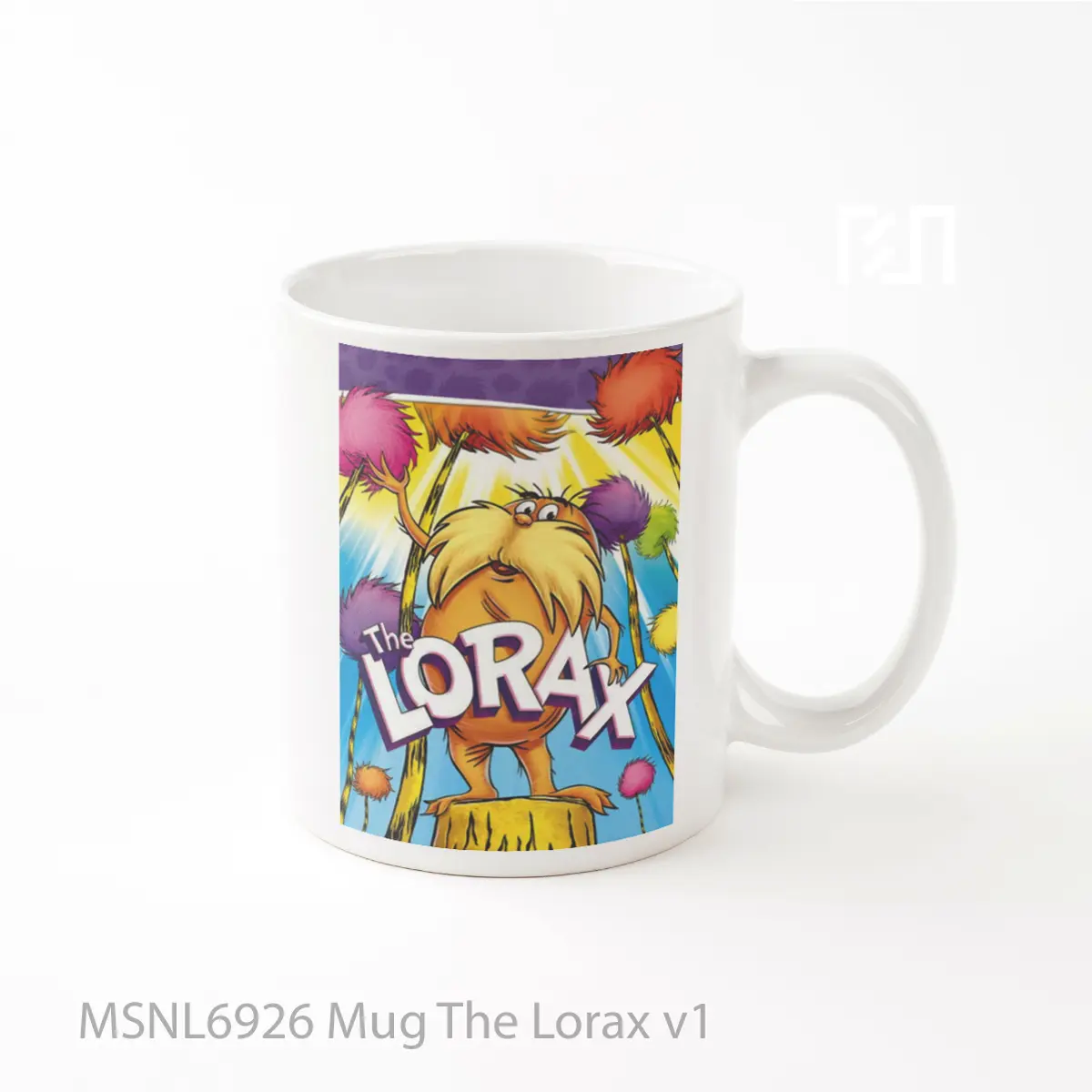 Mug The Lorax V1 Gelas Keramik Tema Film MSNL6926