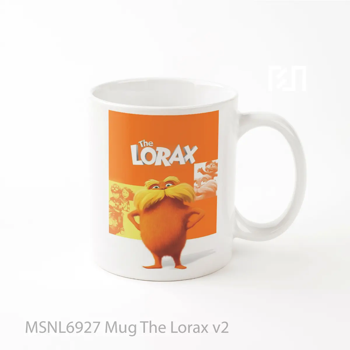Mug The Lorax V2 Gelas Keramik Tema Film MSNL6927
