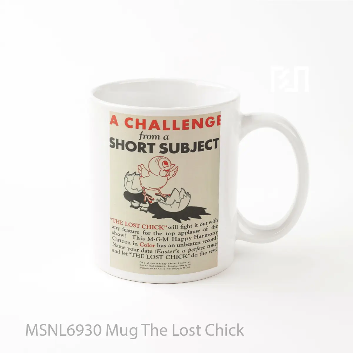 Mug The Lost Chick Gelas Keramik Tema Film MSNL6930
