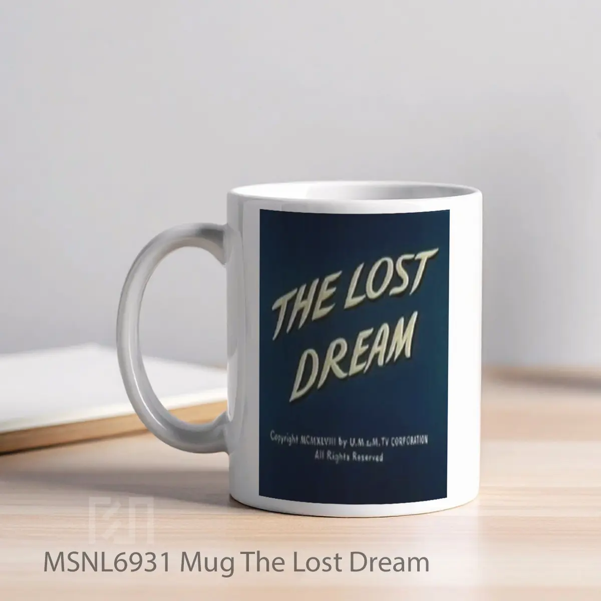 Mug The Lost Dream Gelas Keramik Tema Film MSNL6931 - Tampak Kiri