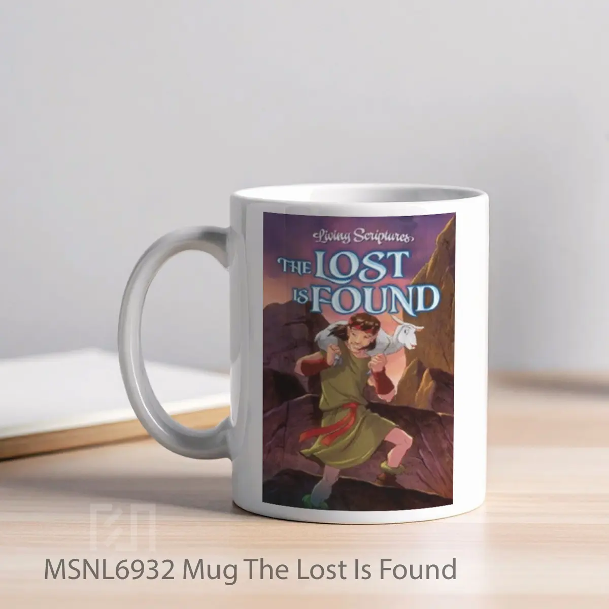 Mug The Lost Is Found Gelas Keramik Tema Film MSNL6932 - Tampak Kiri