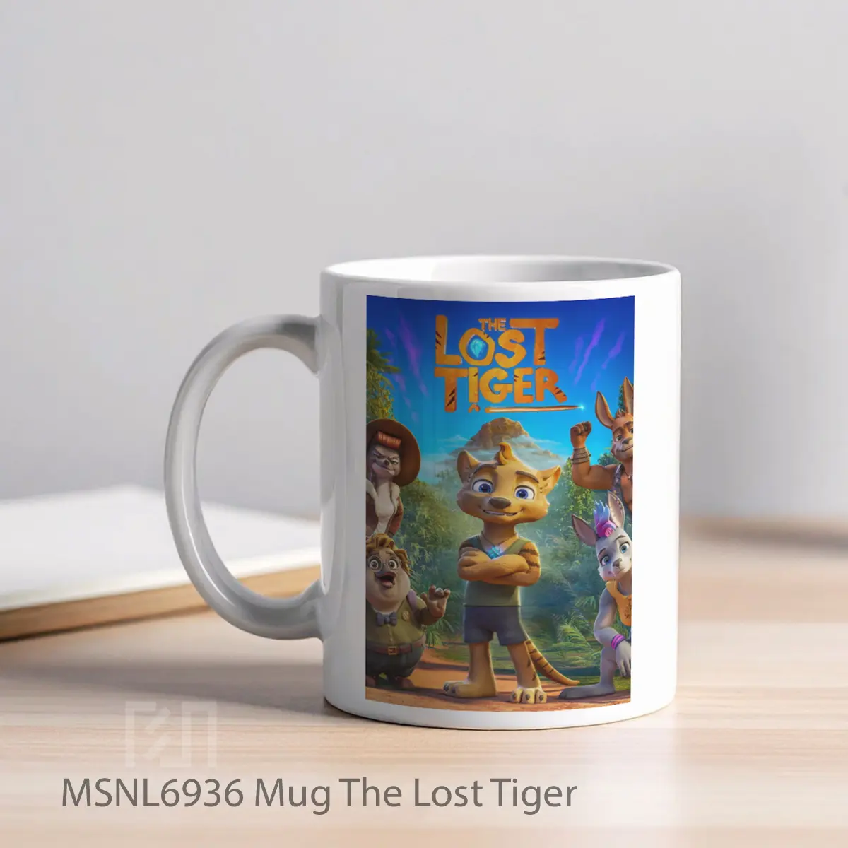 Mug The Lost Tiger Gelas Keramik Tema Film MSNL6936 - Tampak Kiri