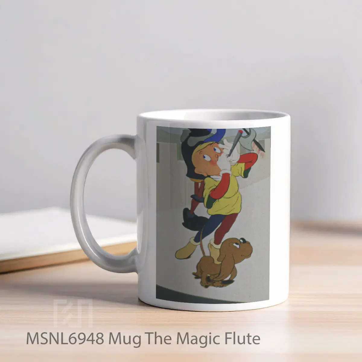 Mug The Magic Flute Gelas Keramik Tema Film MSNL6948 - Tampak Kiri